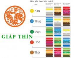 Sinh năm 1964 Giáp Thìn hợp với màu gì? mua xe màu gì?