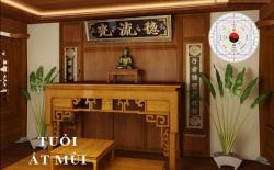 Xem hướng phòng thờ, bàn thờ hợp phong thuỷ cho tuổi Ất Mùi