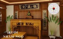 Xem hướng phòng thờ, bàn thờ hợp phong thuỷ cho tuổi Nhâm Ngọ