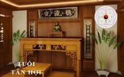 Xem hướng phòng thờ, bàn thờ hợp phong thuỷ cho tuổi Tân Hợi