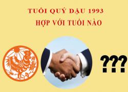 Sinh năm 1993 Quý Dậu hợp với tuổi nào?